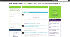 Desktop Screenshot of community.nationaltheatrewales.org
